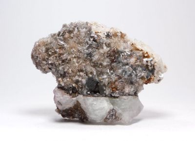 Creedit, fluorit - ⚒ Qinglong (Dachang mine), Čína